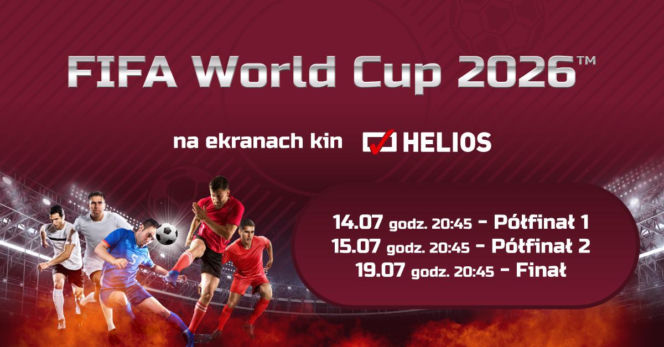 Siedlecki Helios zaprasza do oglądania Mistrzostw Świata FIFA 2026 na wielkim ekranie