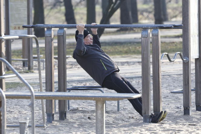 Senator Karczewski trenuje na wiosnę