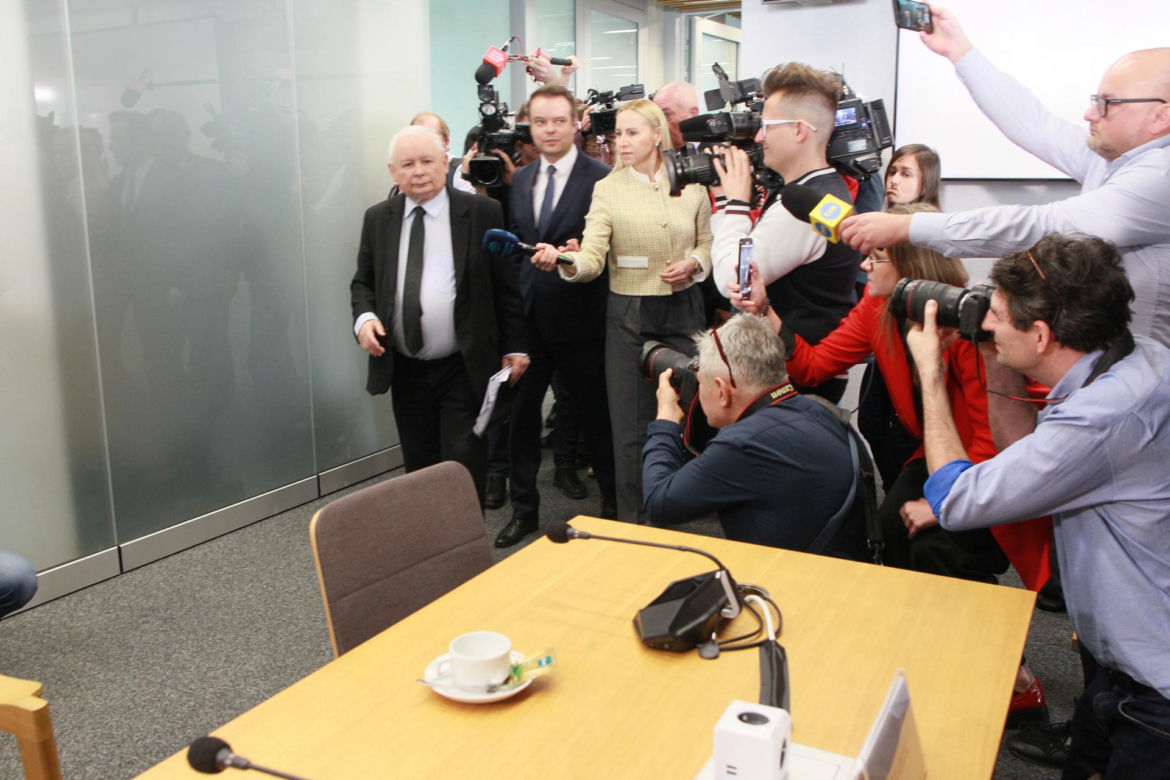 Jarosław Kaczyński. Sejmowa komisja śledcza w sprawie Pegasusa