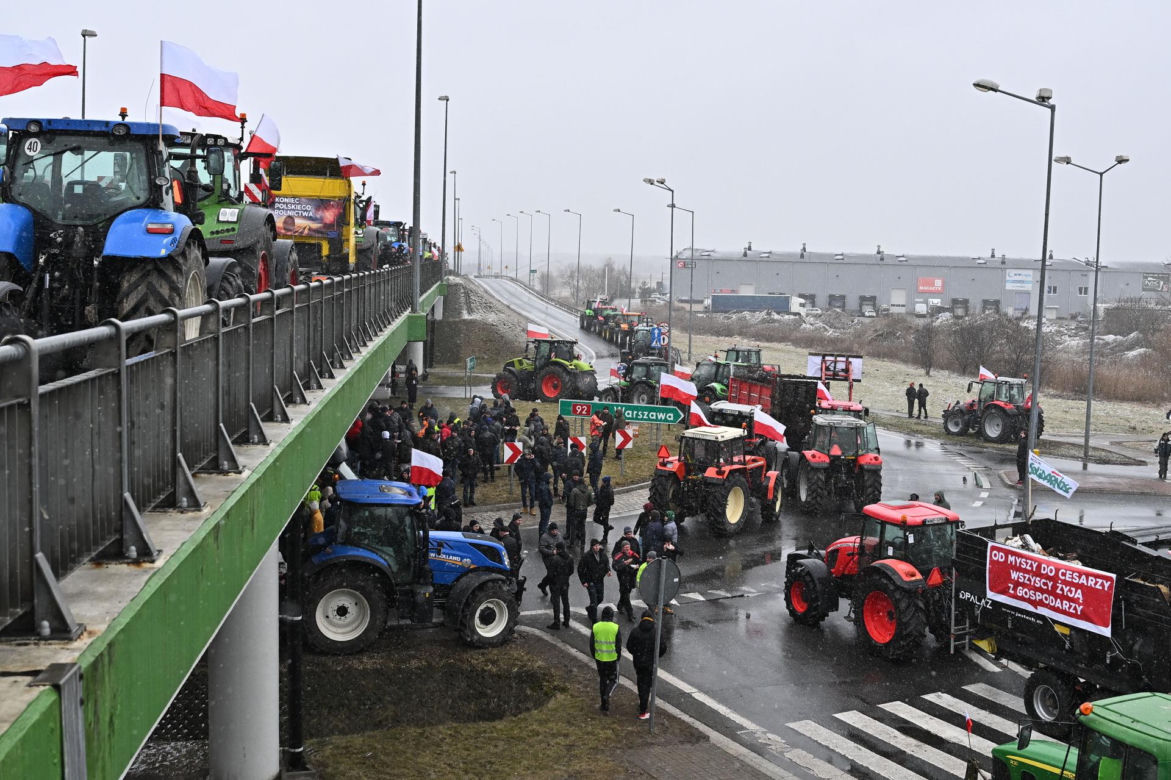 Mińsk Mazowiecki. Ogólnopolski protest rolników