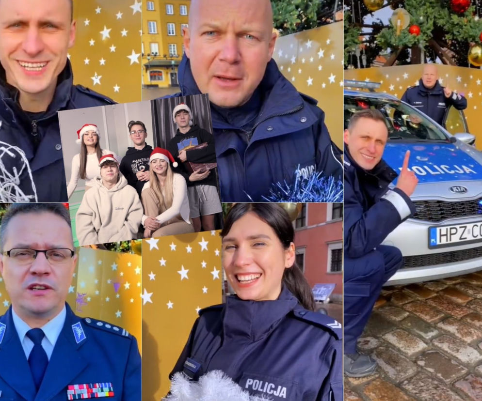 Polska Policja śpiewa świąteczny hit Team X. Pokazali MEGA dystans!