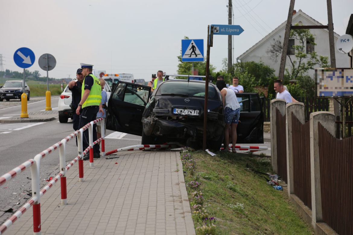 Kolizja z udziałem busa Służby Ochrony Państwa