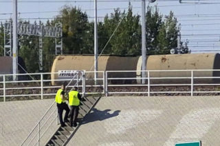 Tajemniczy pakunek na bocznicy w Białymstoku