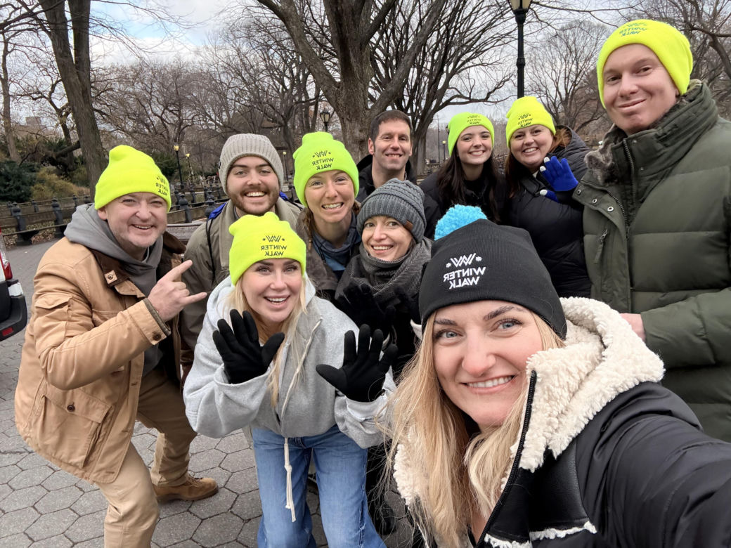 Trzeci Winter Walk w Nowym Jorku