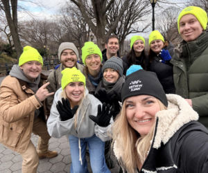 Trzeci Winter Walk w Nowym Jorku