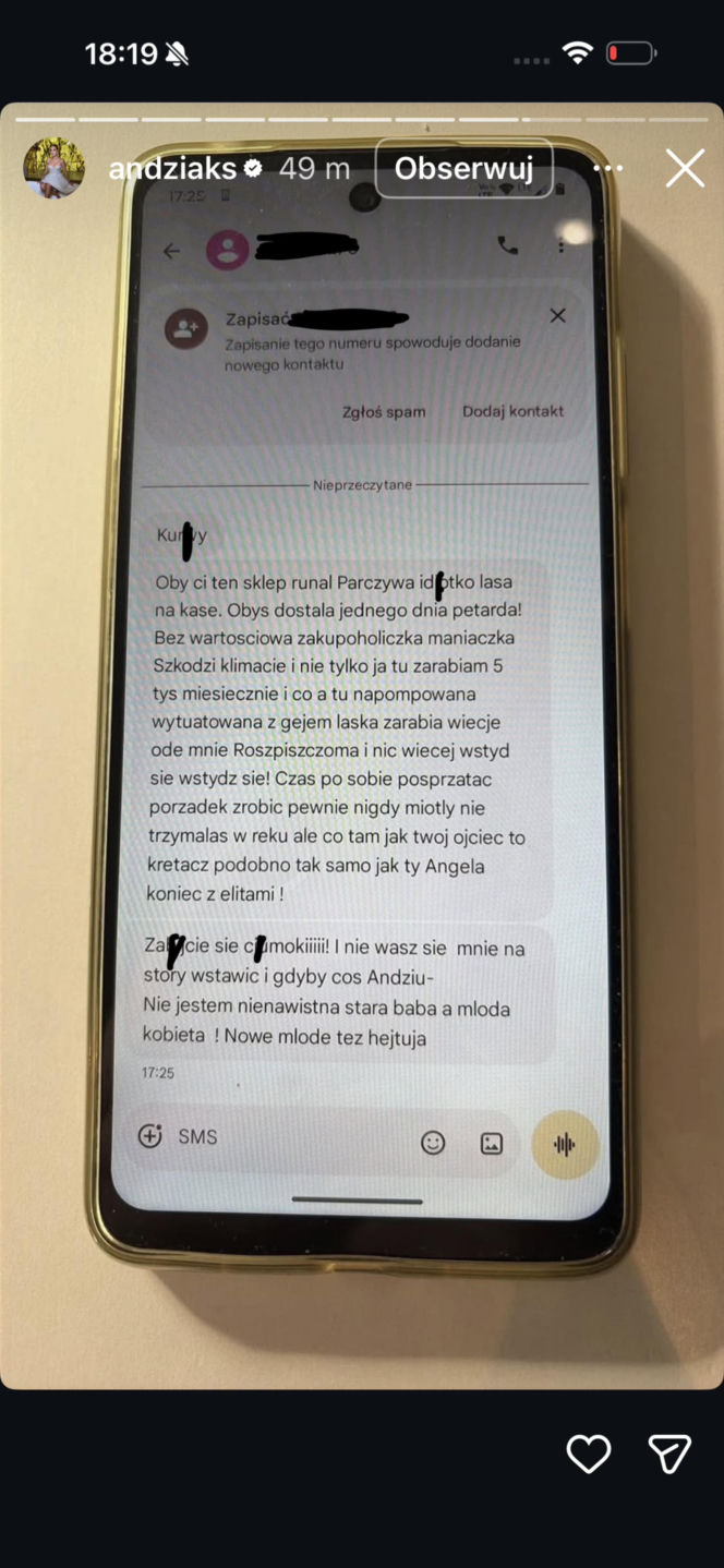 Wiadomości do Andziaks