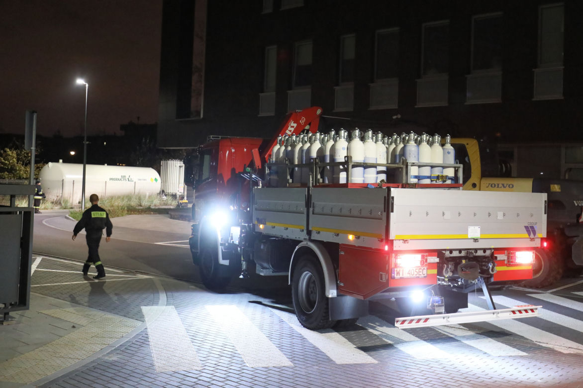 Awaria instalacji tlenowej w Szpitalu Południowym