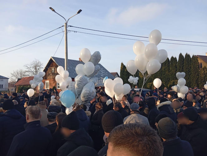 Pogrzeb Ireny Rupińskiej i jej wnuczka