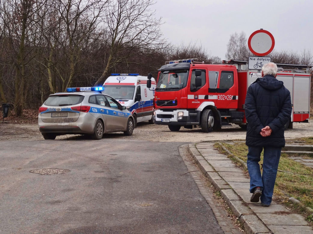 Pijany 20-latek spadł ze skały na Zakrzówku