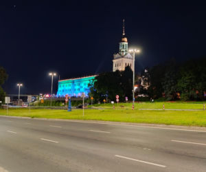 Nowa iluminacja Zamku Książąt Pomorskich w Szczecinie
