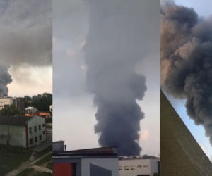 POTĘŻNY POŻAR NA ŚLĄSKU [ZOBACZ ZDJĘCIA]