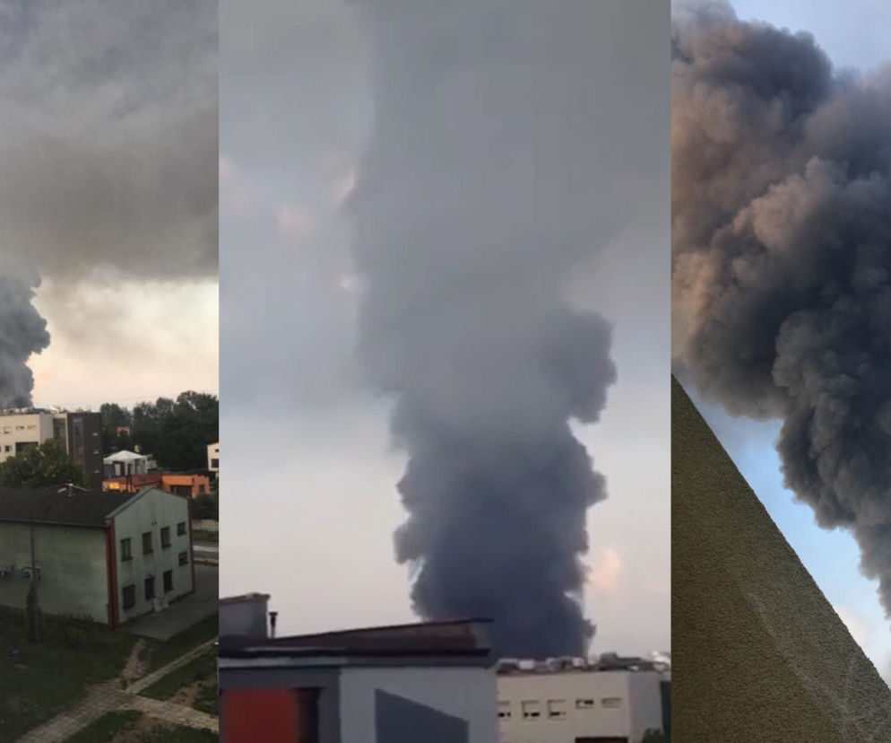 POTĘŻNY POŻAR NA ŚLĄSKU [ZOBACZ ZDJĘCIA]