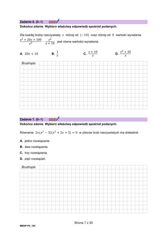 Próbna matura z matematyki. Arkusz CKE 5.03.2026