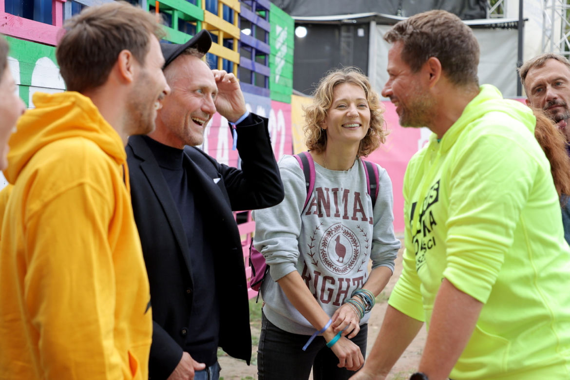 Campus Polska 2022. Mateusz Banasiuk, Rafał Trzaskowski, Andrzej Chyra, Magdalena Popławska