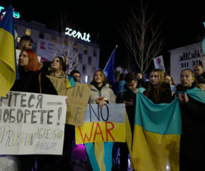 Wojna na Ukrainie. Protest w Katowicach [ZDJĘCIA]