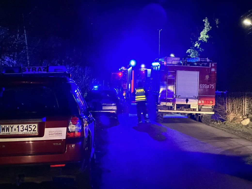 Horror pod Wyszkowem. Wioletta i jej babcia zginęły w ogniu. Ich dom strawiły płomienie