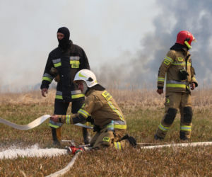 Pożar w Biebrzańskim Parku Narodowym