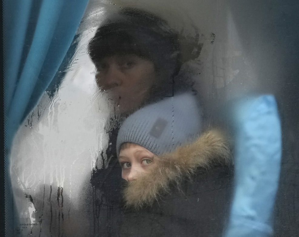 Ukraina. Ludność cywilna w czasie wojny