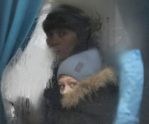 Ukraina. Ludność cywilna w czasie wojny