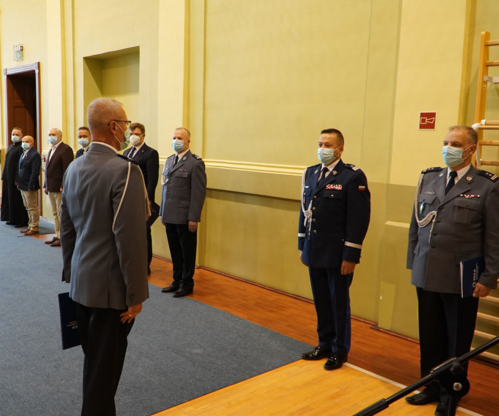 Nowy Komendant Miejski Policji w Olsztynie. Kim jest podinsp. Piotr Koszczał? [ZDJĘCIA]