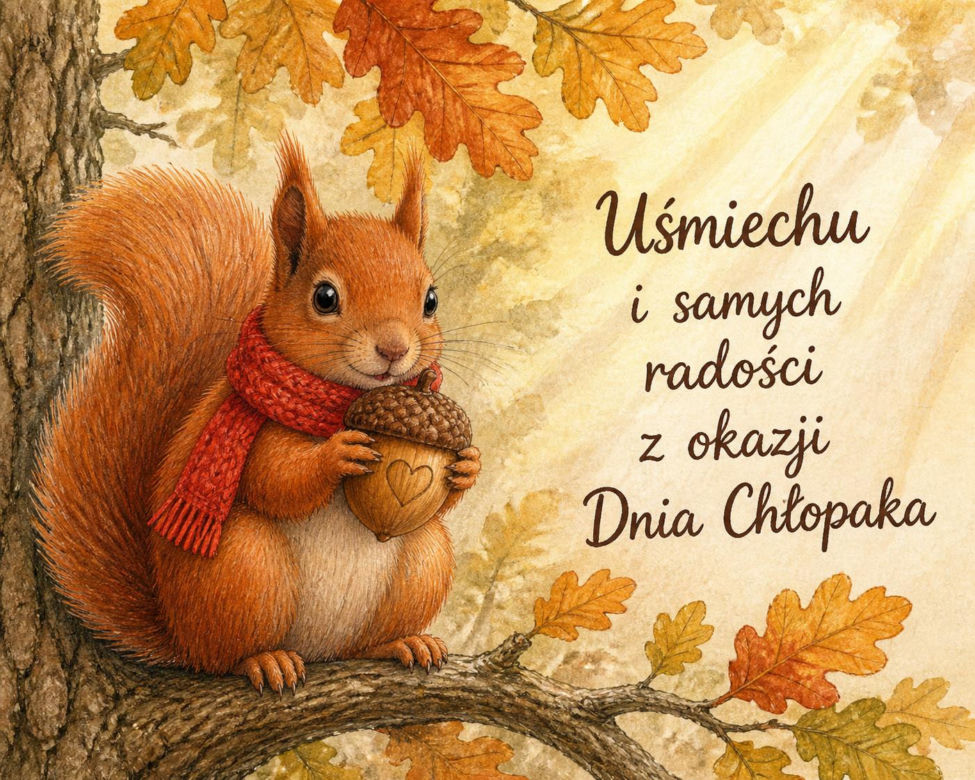 Kartka z życzeniami na Dzień Chłopaka