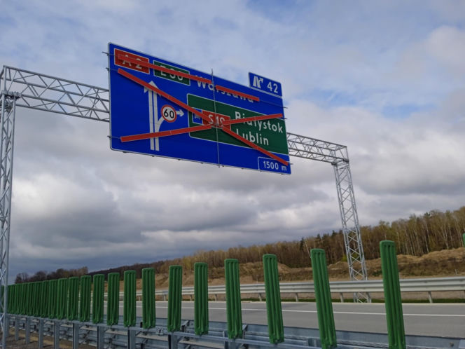 A2 z Siedlec do Białej Podlaskiej