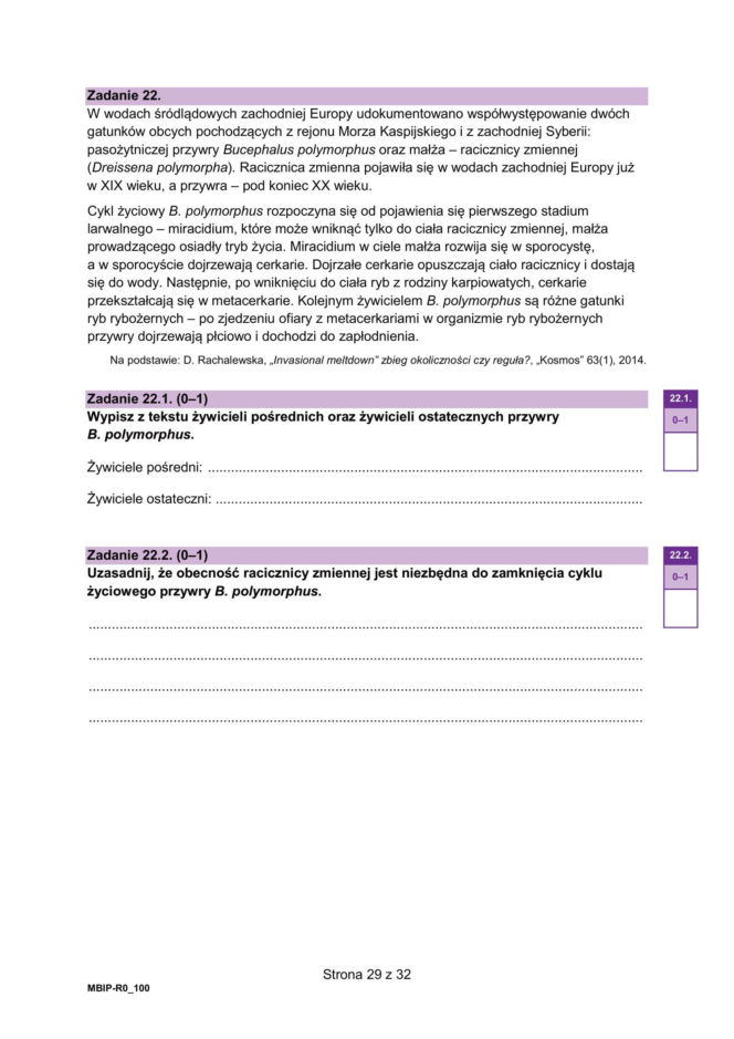 Matura 2026 z biologii ROZSZERZONEJ: arkusze CKE, poziom podstawowy [Formuła 2023] 08.05.2026
