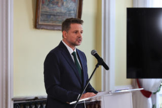Konferencja prasowa Rafała Trzaskowskiego