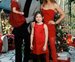 Anna Lewandowska i Robert Lewandowski świątecznie