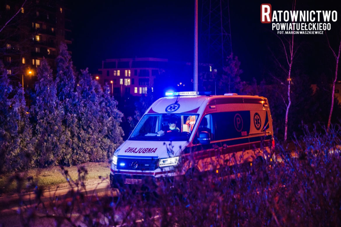 Ełk: Śmiertelny wypadek na ulicy Grajewskiej. Potrącony mężczyzna zginął na miejscu