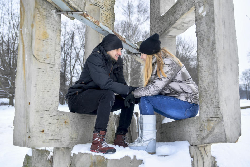 "Rolnik szuka żony" na stoku! Tak Marta Paszkin i Paweł Bodzianny urwali się i szaleją. Ale dzieciaki też mają frajdę