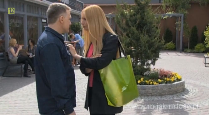 M jak miłość po wakacjach 2014 Teresa (Dominika Łakomska), Artur Rogowski (Robert Moskwa)