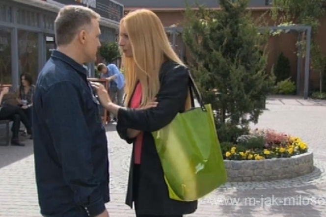 M jak miłość po wakacjach 2014 Teresa (Dominika Łakomska), Artur Rogowski (Robert Moskwa)