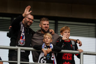 Górnik Zabrze - Lech Poznań: Zdjęcia kibiców i zawodników z meczu 8. kolejki PKO BP Ekstraklasy