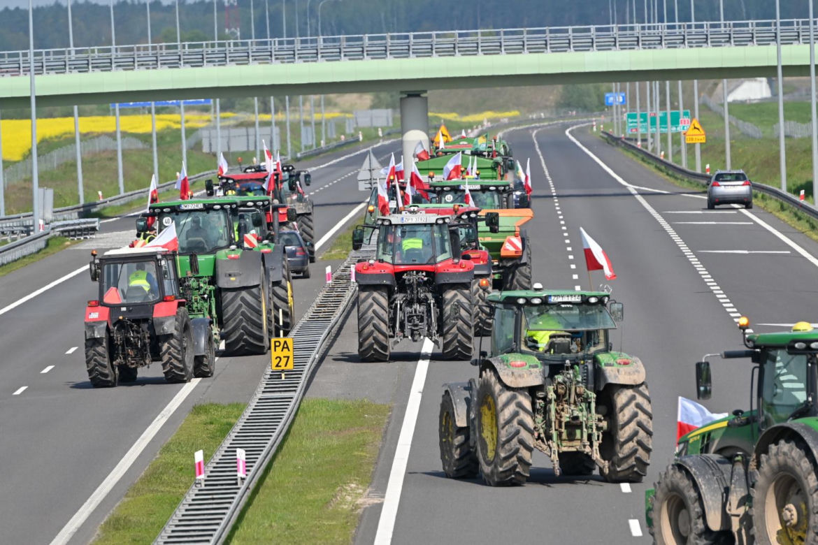 Protest rolników S3 Pyrzyce