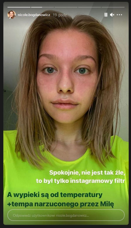 Nicole Boganowicz - Julka z serialu Przyjaciółki na Instagramie