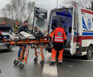 Dramat na Modlińskiej. Kierowca Toyoty uderzył w BMW