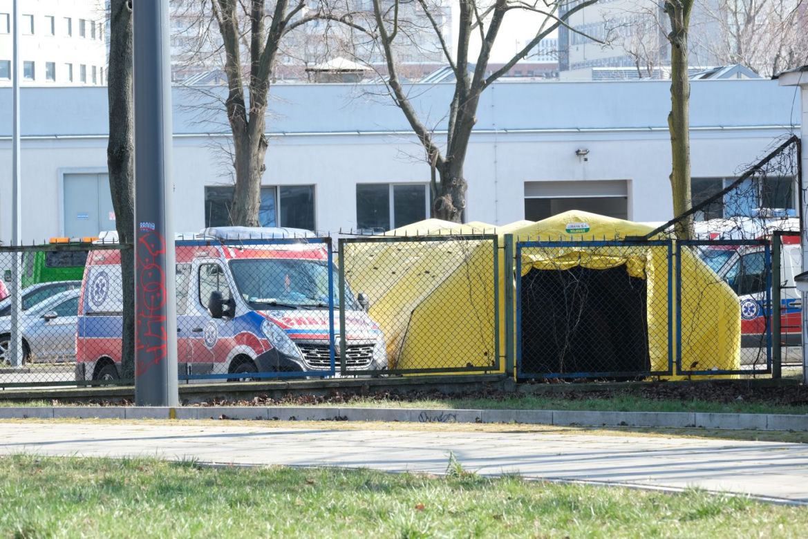 Kwarantanna ratowników na Mokotowie 