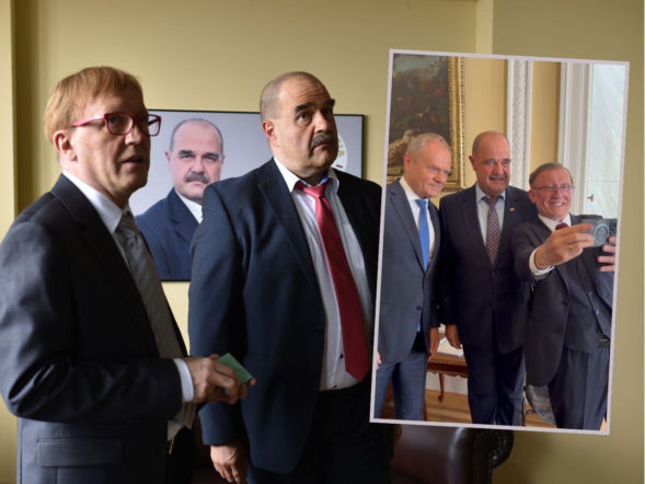 Donald Tusk pojawił się na planie Rancza. Zagra w serialu?!