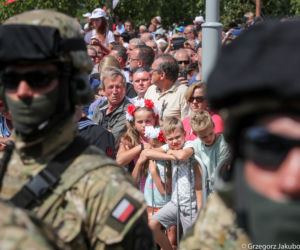 Defilada Wierni Polsce w Katowicach i obchody  Swięta Wojska Polskiego