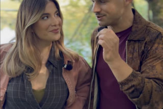 Barwy szczęścia. Agata (Natalia Zambrzycka), Ignacy (Olaf Staszkiewicz)
