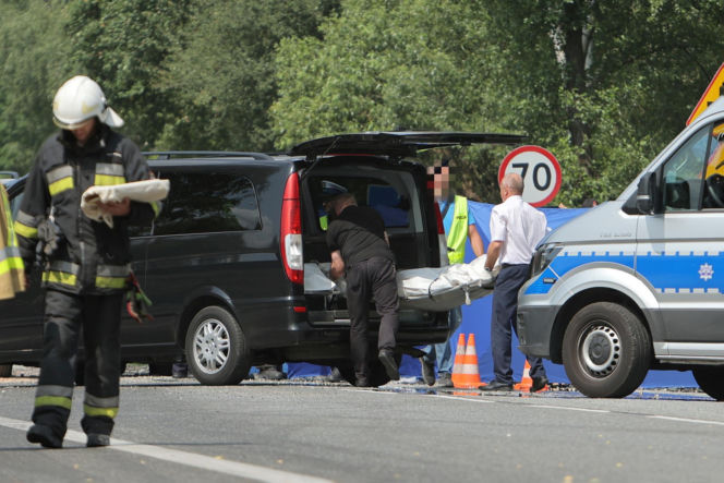 Widok małych zmasakrowanych ciał był przerażający