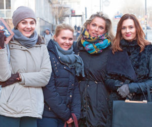 Przyjaciółki 5 sezon. Anka (Magdalena Stużyńska), Inga (Małgorzata Socha), Zuza (Anita Sokołowska), Patrycja (Joanna Liszowska)