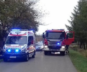 Bystrzyca na Podkarpaciu: Kierujący fiatem uderzył w betonowy mostek