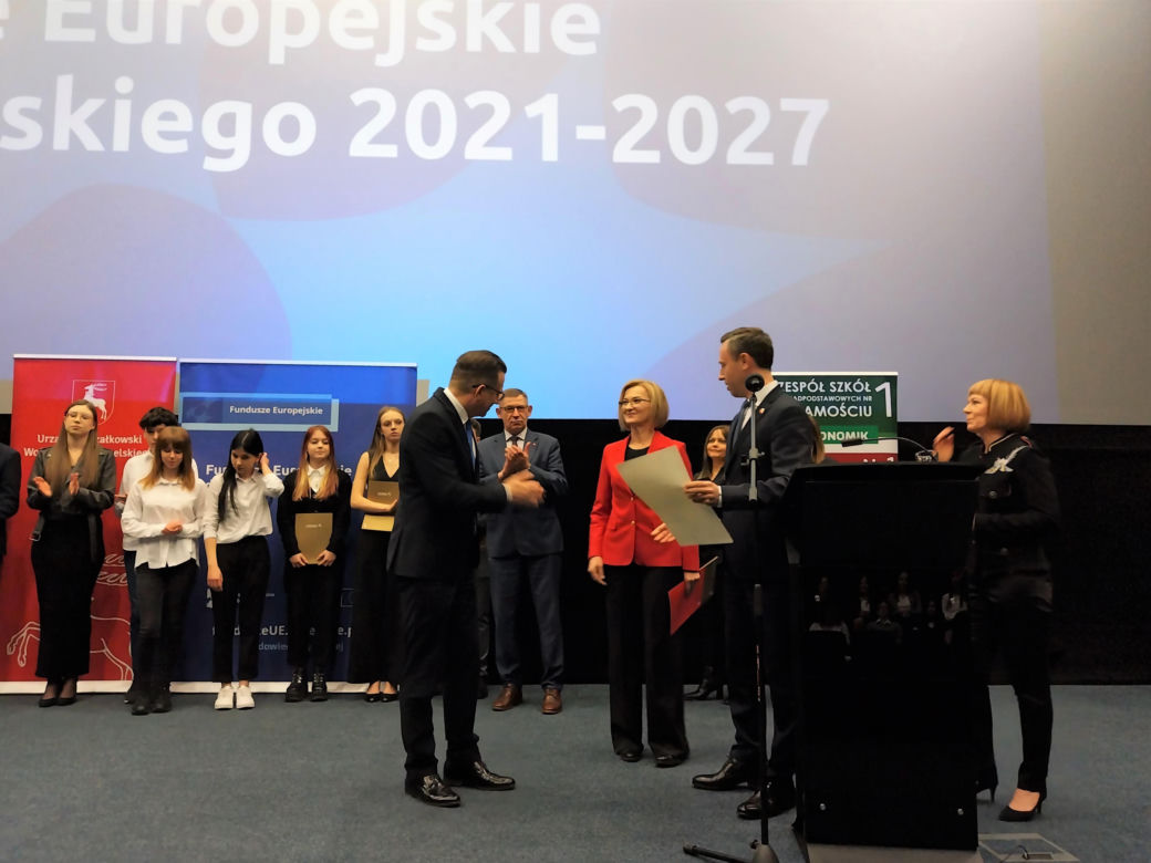 Uroczyste wręczenie stypendiów Marszałka Województwa Lubelskiego w CKF Stylowy w Zamościu