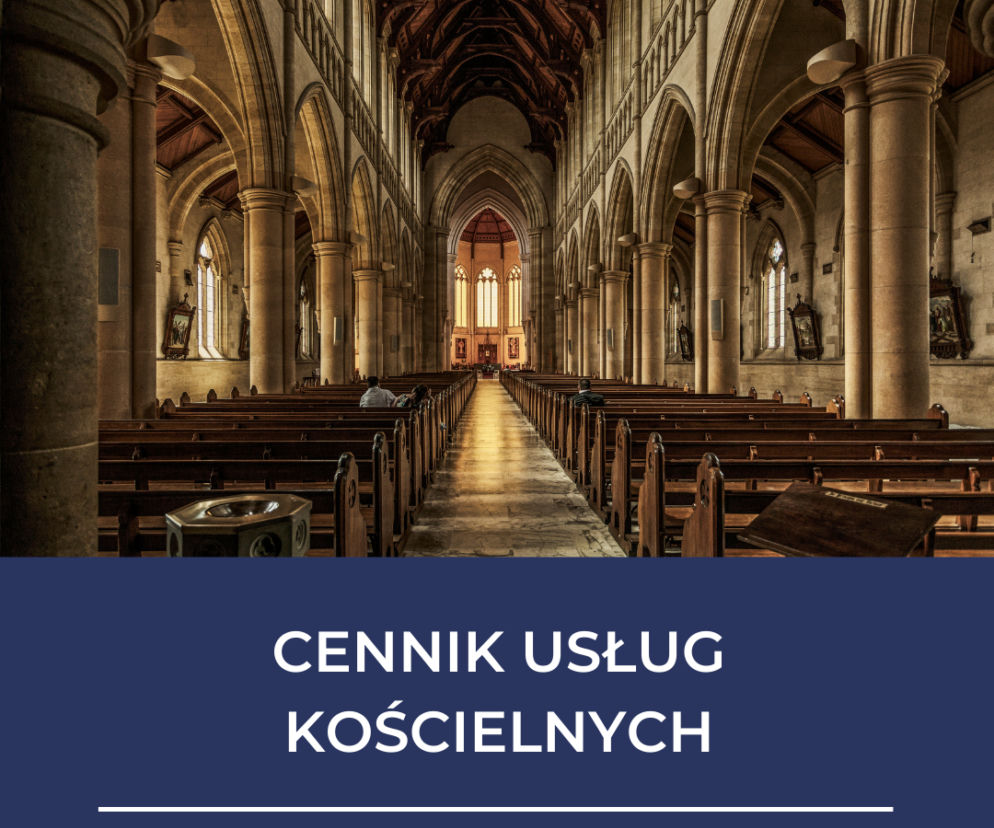 Cennik usług kościelnych