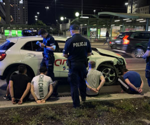 Nocny pościg w centrum Warszawy. Policja użyła gazu 