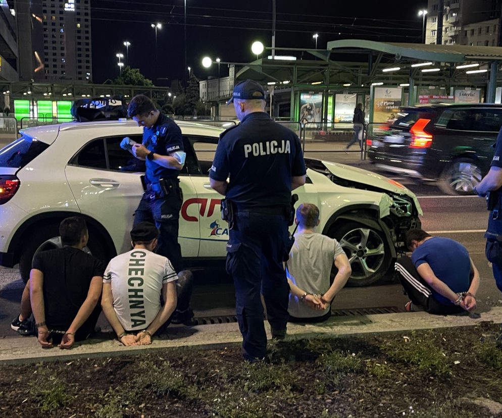 Nocny pościg w centrum Warszawy. Policja użyła gazu 