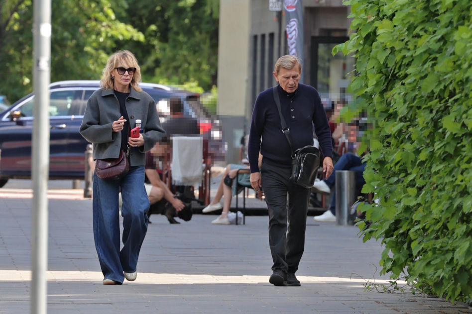 Jan Englert i Beata Ścibakówna na randce