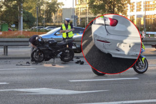 Tragedia w Alejach Jerozolimskich. Nie żyje 16-letni motocyklista